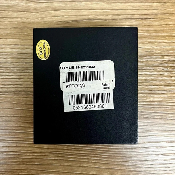 Sterling Silver and Diamond Hoop Earrings w/ Floating Hearts - Picture 3 of 8